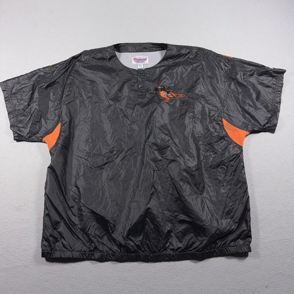 Vintage Baltimore Orioles Jacket Mens 2XL MLB Baseball Starter Pullover 90s